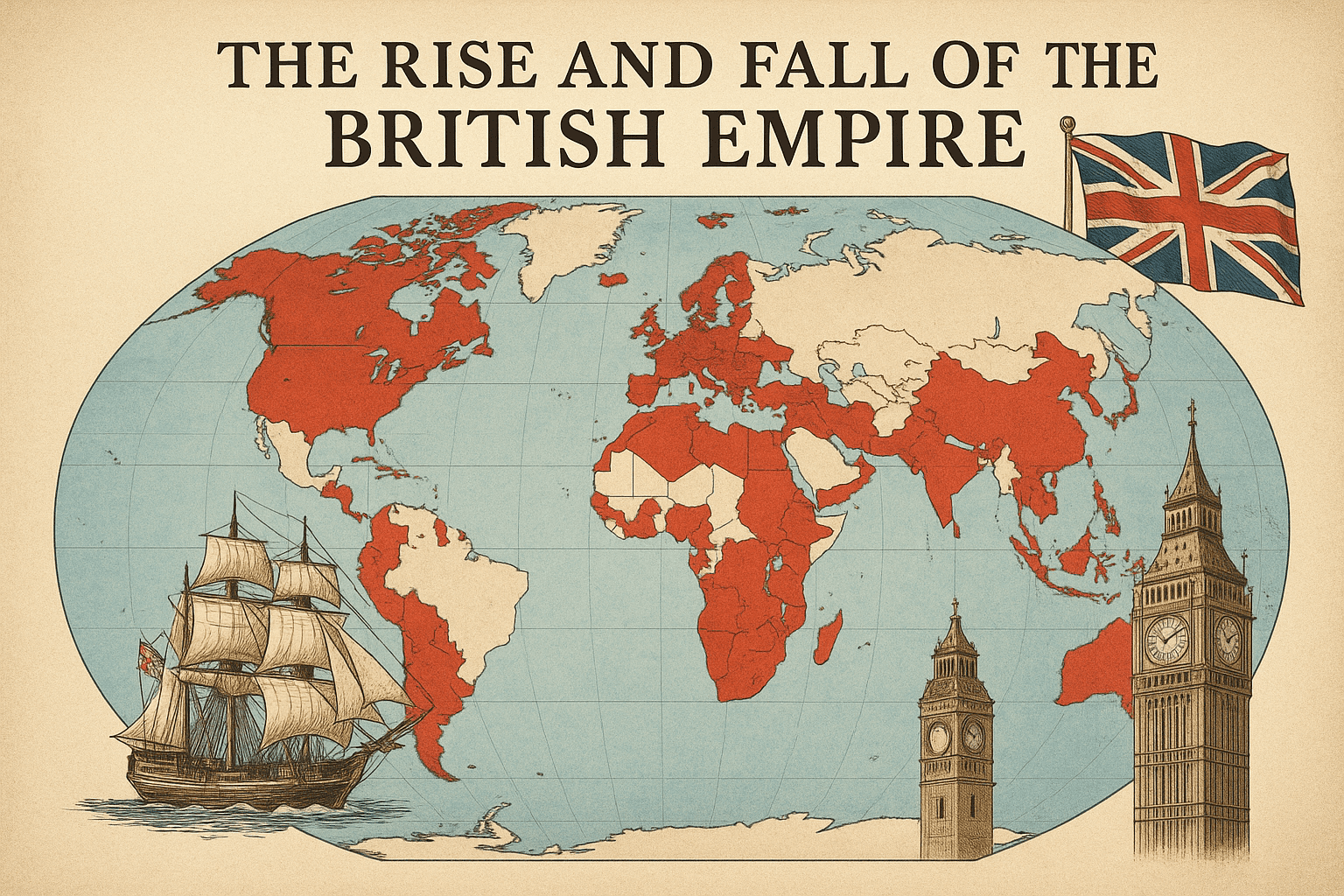 The Rise and Fall of the British Empire: The World’s Largest Empire