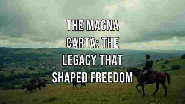 The Magna Carta: The Legacy That Shaped Freedom
