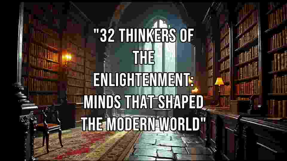 32 Thinkers of the Enlightenment: Minds That Shaped the Modern World