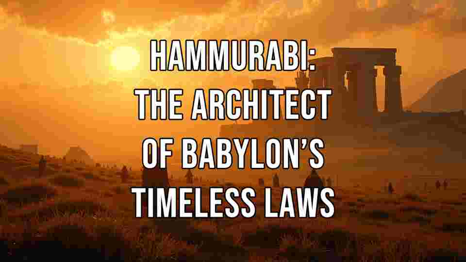 Hammurabi: The Architect of Babylon’s Timeless Laws