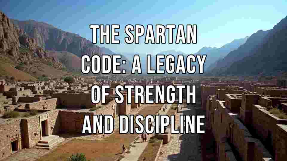 The Spartan Code: A Legacy of Strength and Discipline